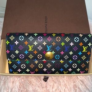 Authentic Louis Vuitton Sarah Multicolor wallet